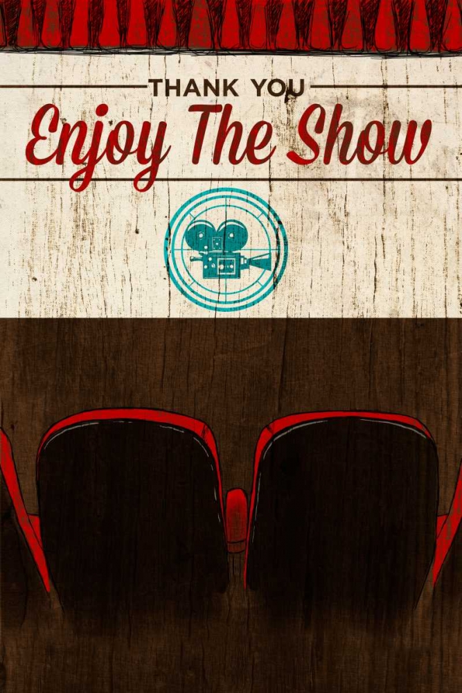 Enjoy the Show-Theater art print by SD Graphics Studio for $57.95 CAD