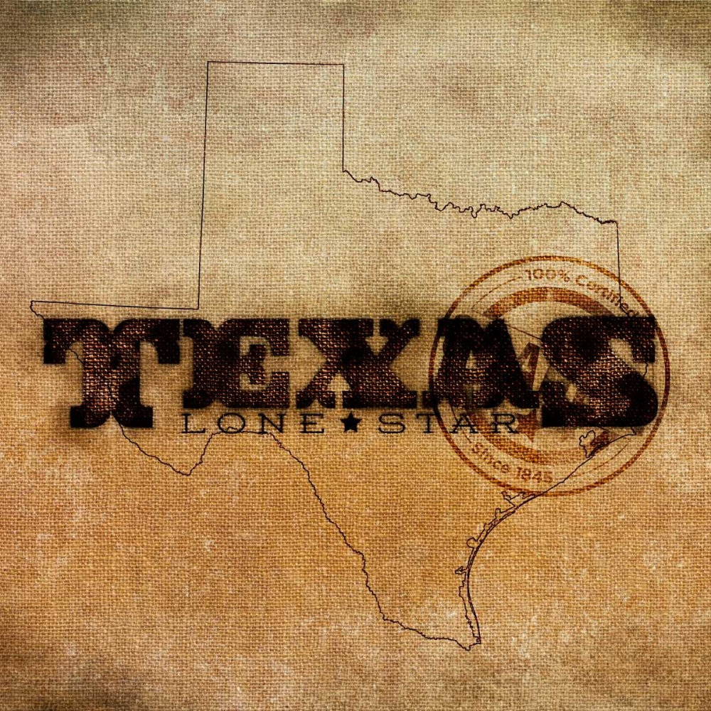 Texas Lone Star art print by SD Graphics Studio for $57.95 CAD