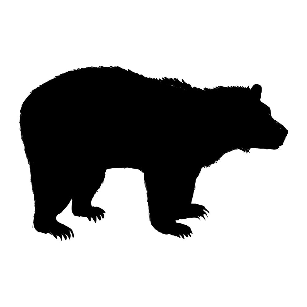 Bear Silhouette art print by SD Graphics Studio for $57.95 CAD