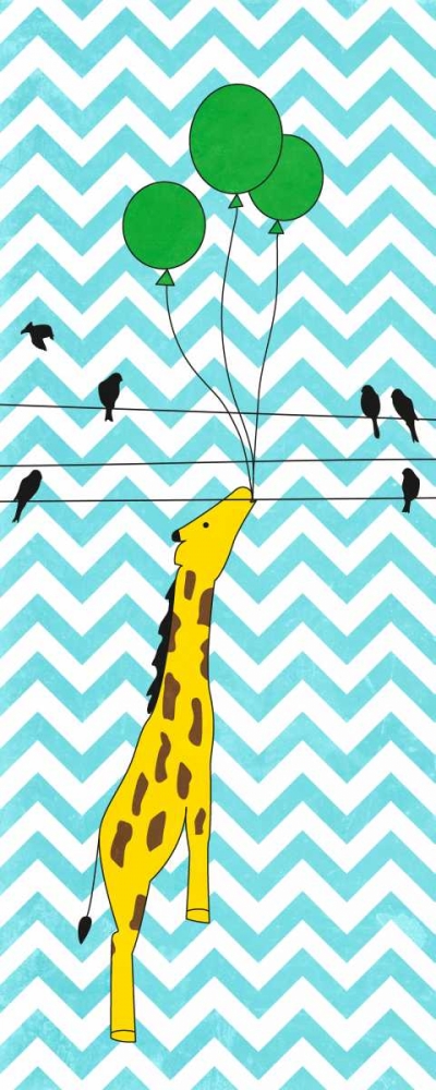Floating Giraffe art print by SD Graphics Studio for $57.95 CAD