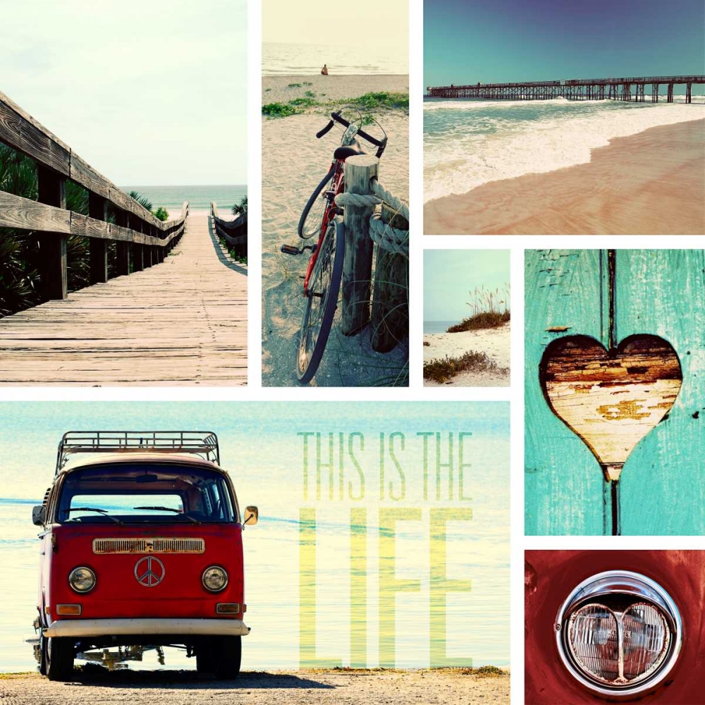 Beach Life I art print by Gail Peck for $57.95 CAD