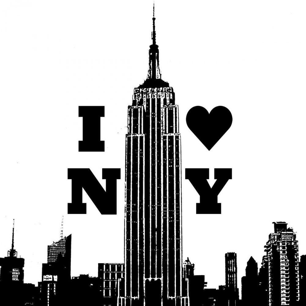 I Heart NY Border art print by Emily Navas for $57.95 CAD