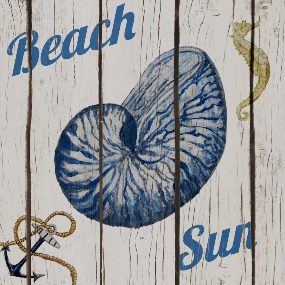 Nautical Shells II art print by Gina Ritter for $57.95 CAD