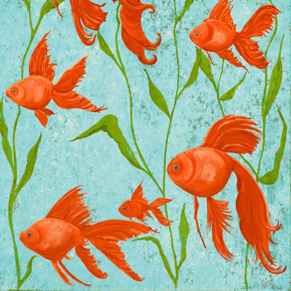 School of Fish II art print by Gina Ritter for $57.95 CAD