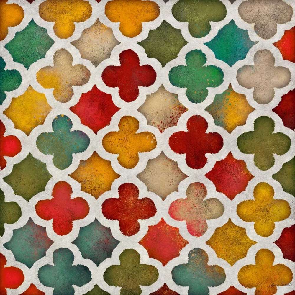 Color Burst Lattice I art print by Lanie Loreth for $57.95 CAD