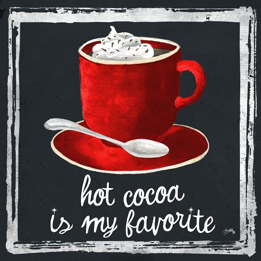 Whimsical Hot Cocoa Holiday I art print by Elizabeth Medley for $57.95 CAD