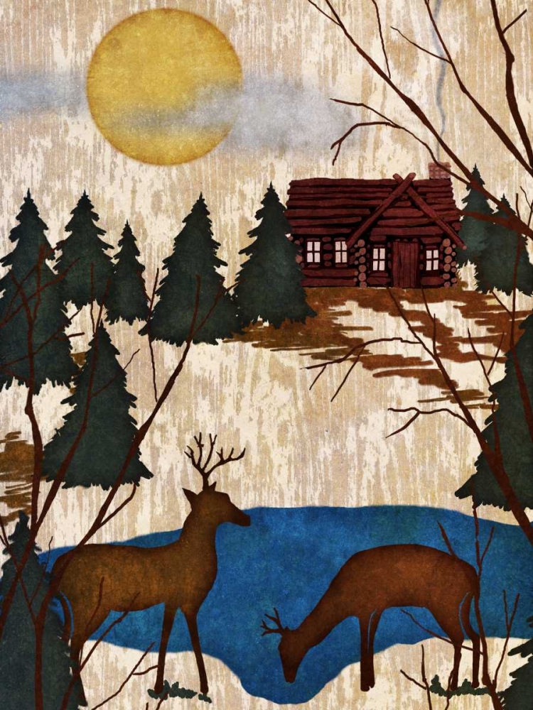 Cabin in the Woods I art print by Nicholas Biscardi for $57.95 CAD