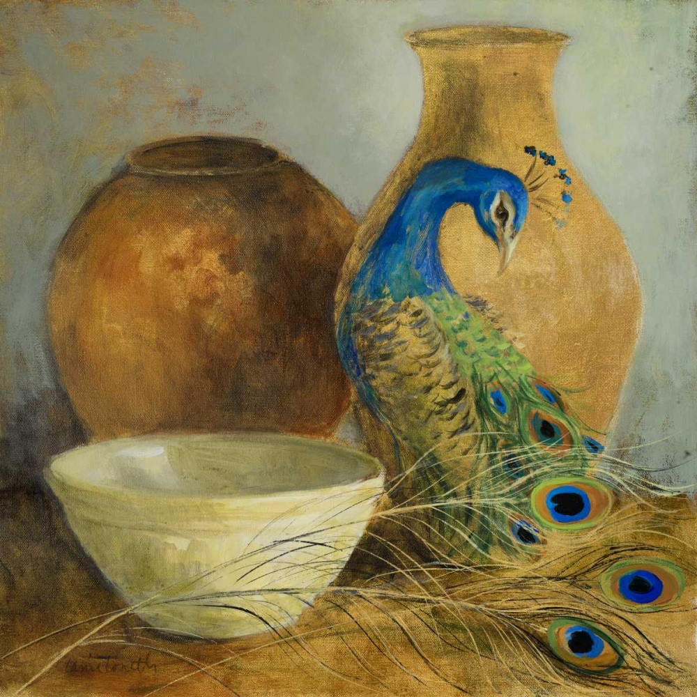 Peacock Vessels II art print by Lanie Loreth for $57.95 CAD