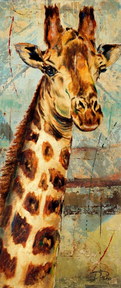 New Safari on Teal I art print by Patricia Pinto for $57.95 CAD