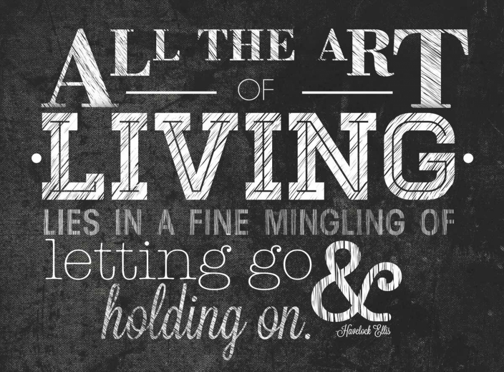 Art of Living with Border art print by SD Graphics Studio for $57.95 CAD