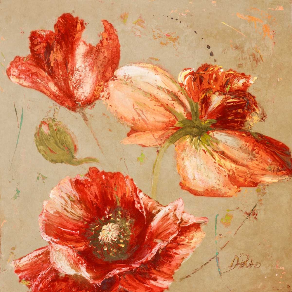 Dance of Poppies I art print by Patricia Pinto for $57.95 CAD