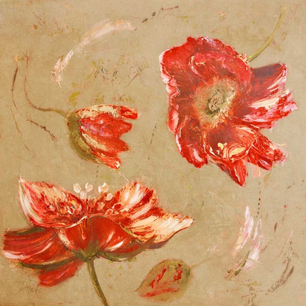 Dance of Poppies II art print by Patricia Pinto for $57.95 CAD