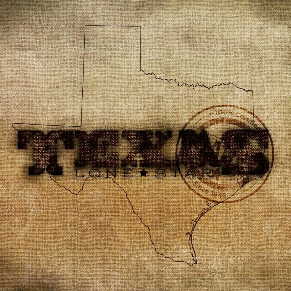 Texas Lone Star Border art print by SD Graphics Studio for $57.95 CAD