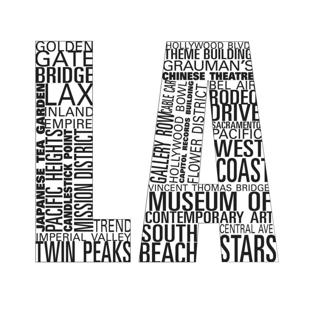 CA Type Border II art print by SD Graphics Studio for $57.95 CAD