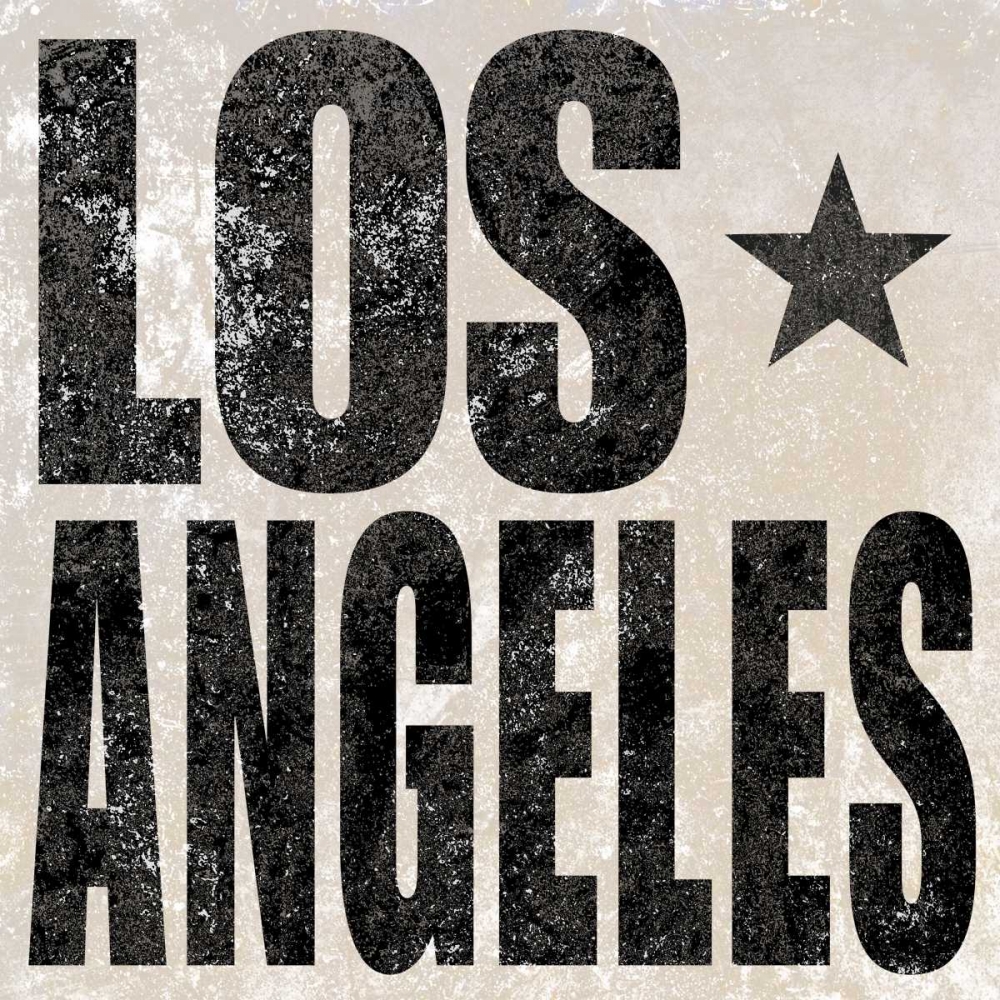 Los Angeles Border art print by SD Graphics Studio for $57.95 CAD