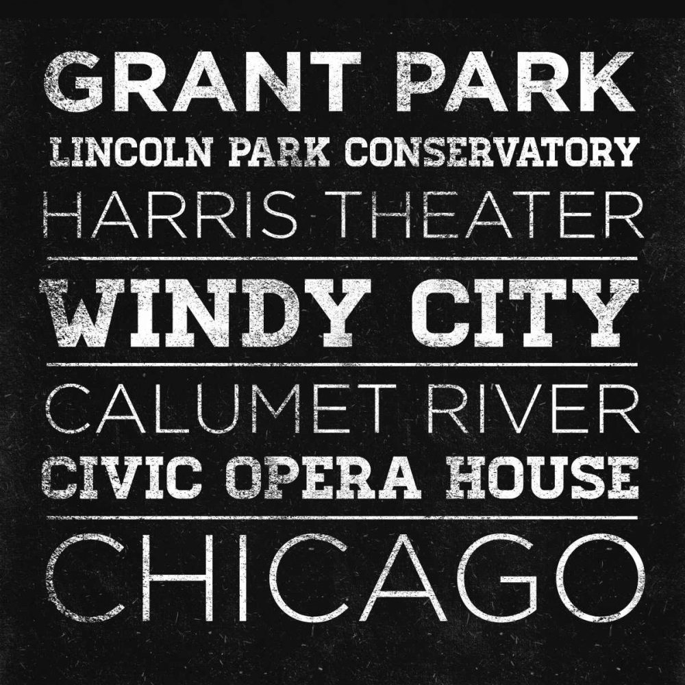 CHI Type Border II art print by SD Graphics Studio for $57.95 CAD