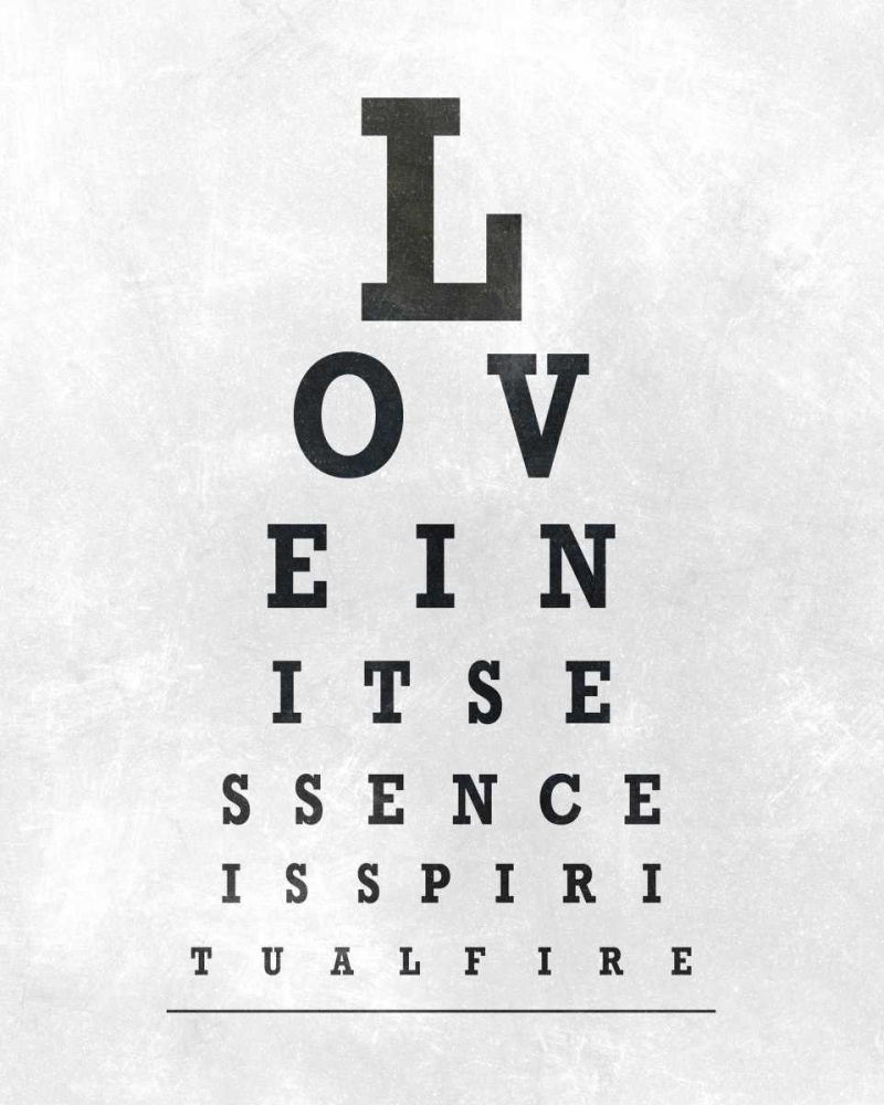 Eye Chart Typography I art print by SD Graphics Studio for $57.95 CAD