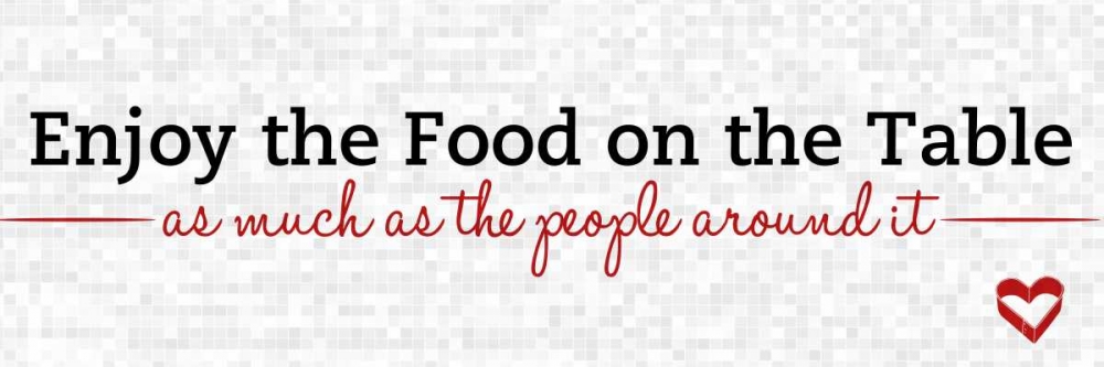 Enjoy the Food art print by SD Graphics Studio for $57.95 CAD