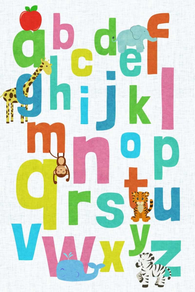 Alphabet art print by SD Graphics Studio for $57.95 CAD