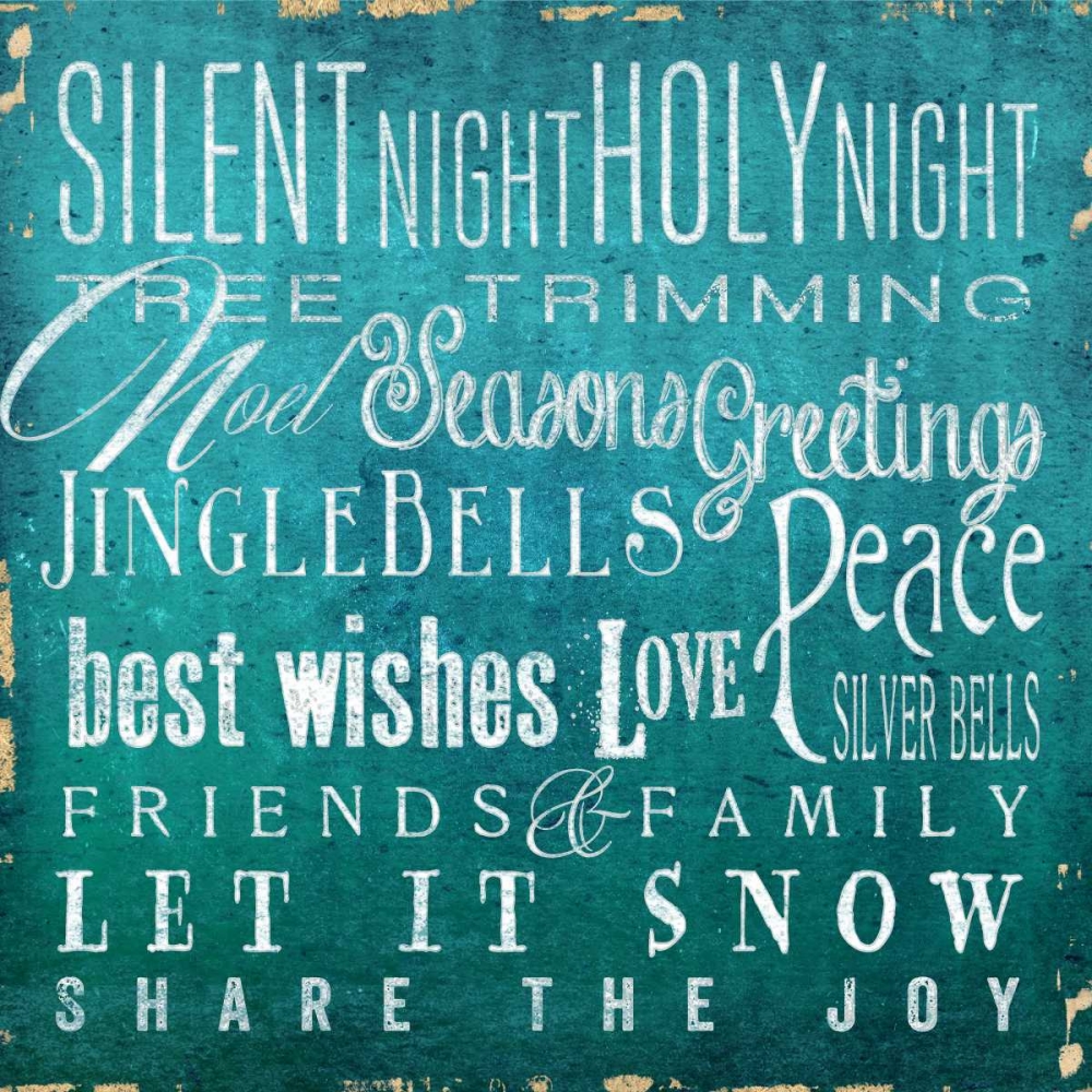 Holiday Type I art print by Elizabeth Medley for $57.95 CAD