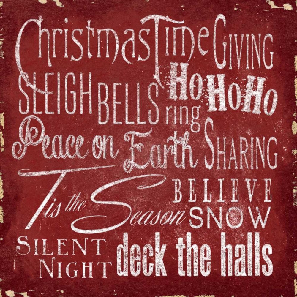 Holiday Type II art print by Elizabeth Medley for $57.95 CAD