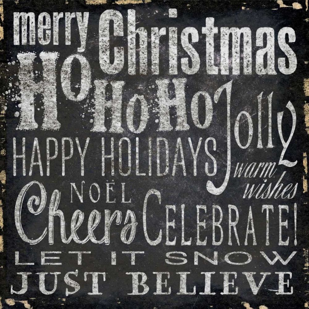 Holiday Type III art print by Elizabeth Medley for $57.95 CAD