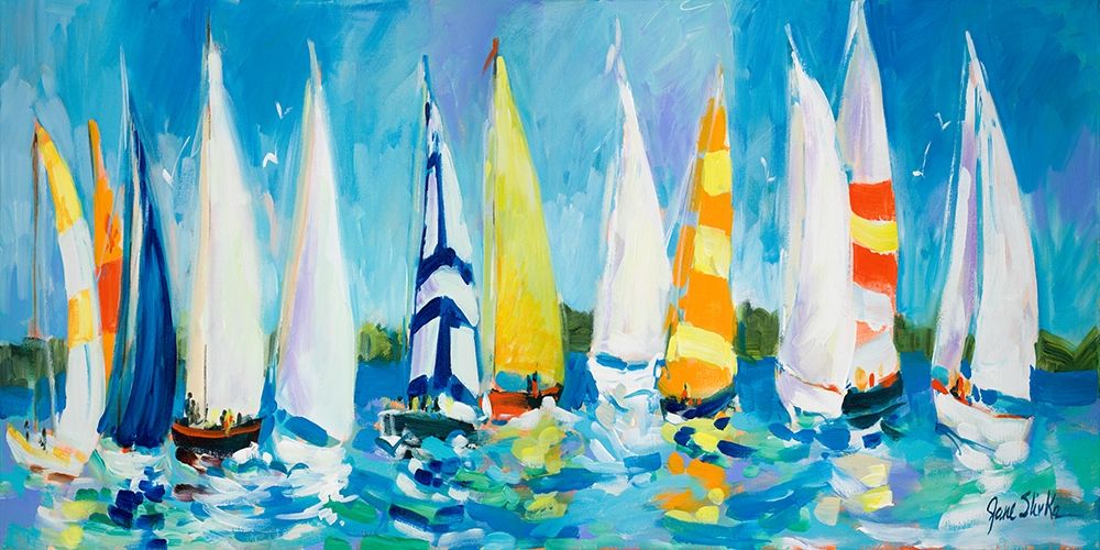 The Regatta art print by Jane Slivka for $57.95 CAD