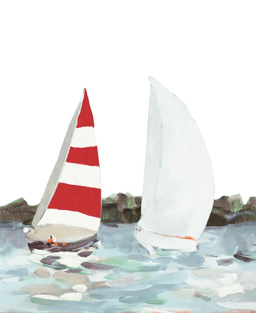 Line Regatta II art print by Jane Slivka for $57.95 CAD