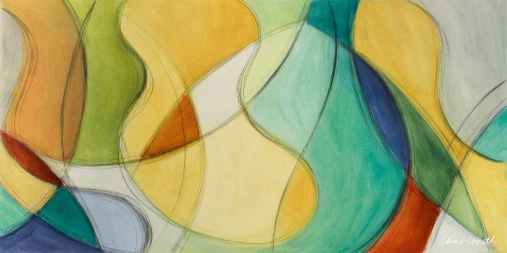 Curving Color art print by Lanie Loreth for $57.95 CAD