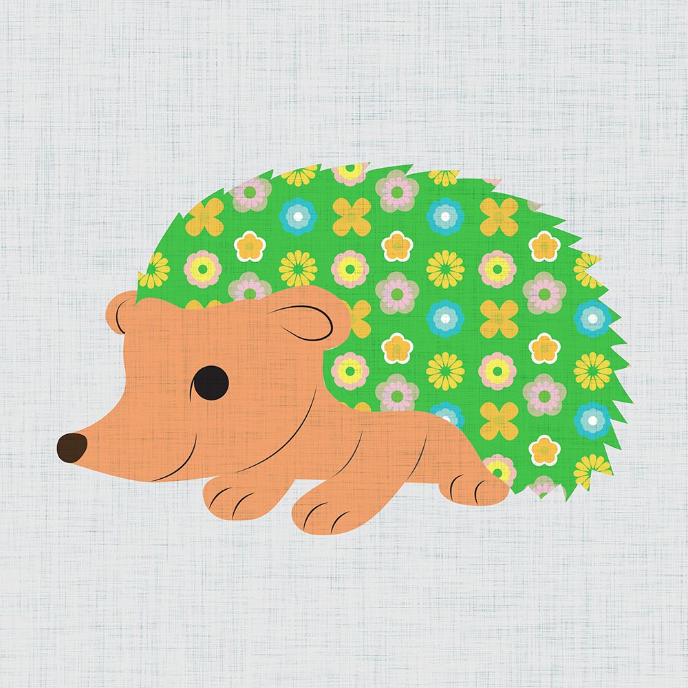 Retro Hedgehog I art print by SD Graphics Studio for $57.95 CAD