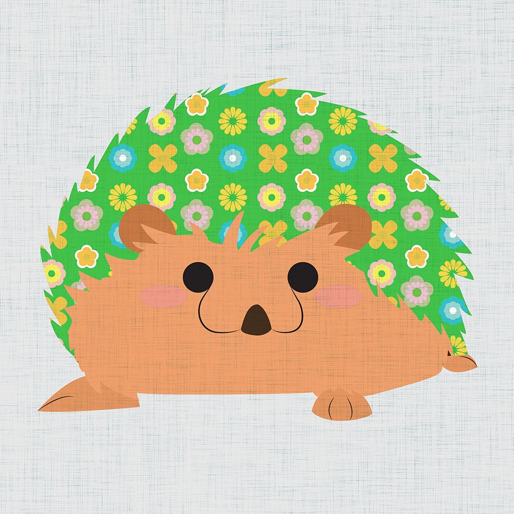 Retro Hedgehog III art print by SD Graphics Studio for $57.95 CAD