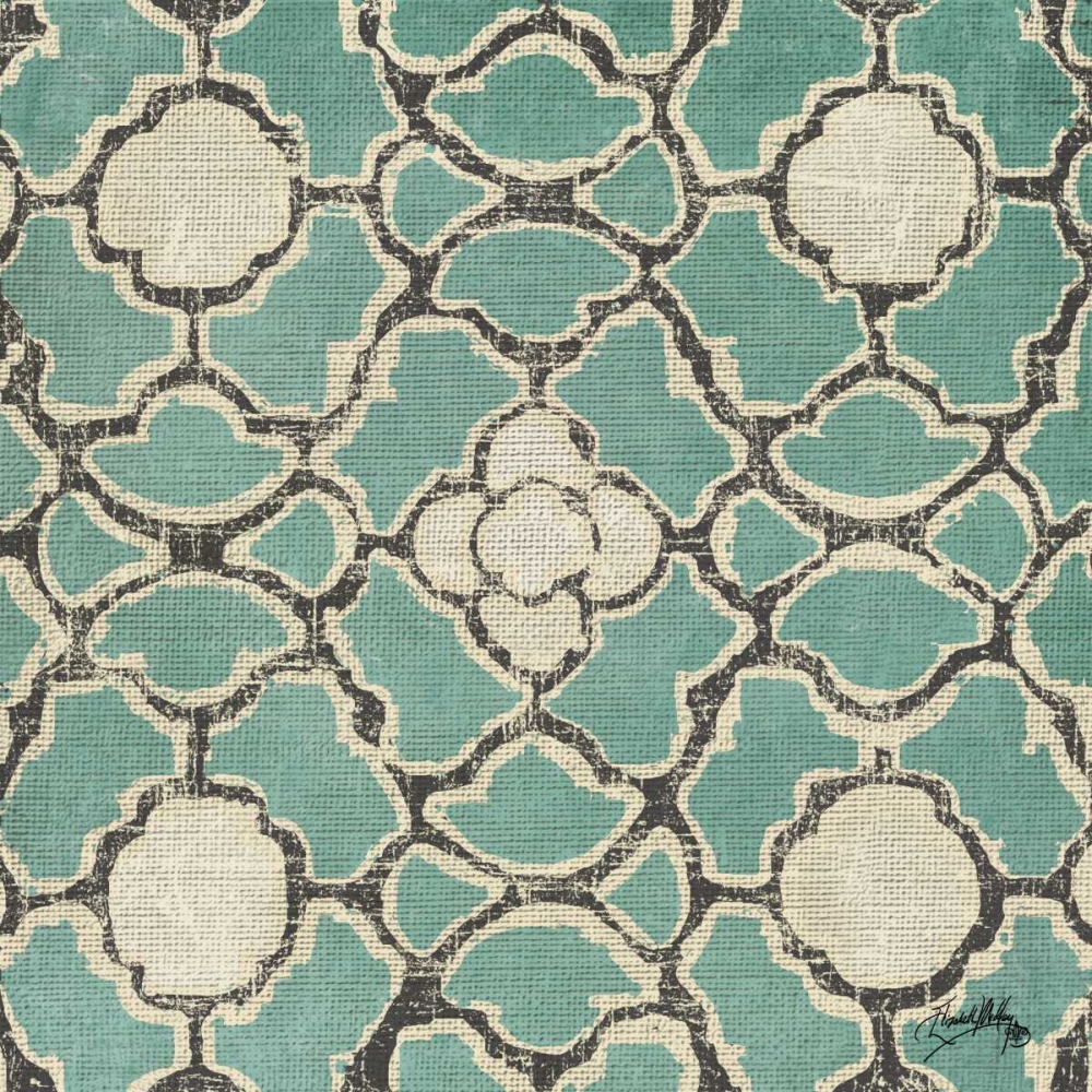 Turquoise Modele VII art print by Elizabeth Medley for $57.95 CAD