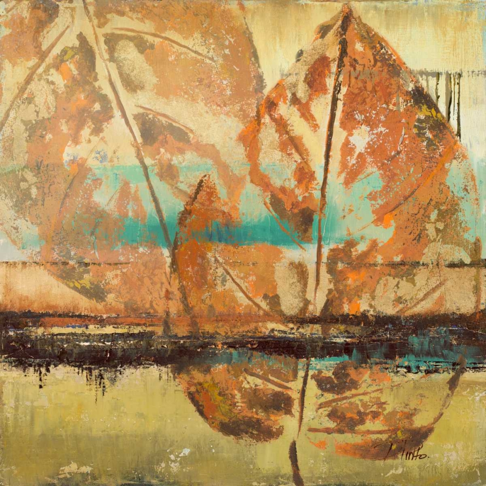 Rain Leaves II art print by Patricia Pinto for $57.95 CAD