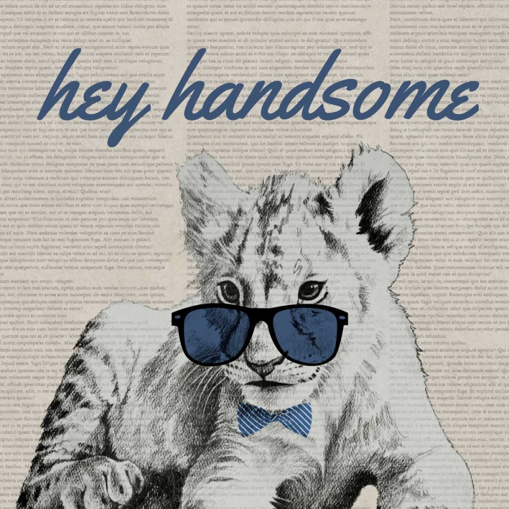 Handsome Tiger art print by Vivien Rhyan for $57.95 CAD