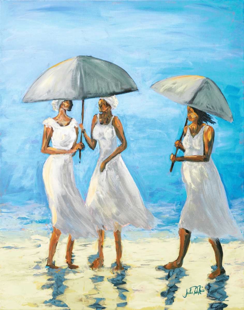 Women on Beach II art print by Julie DeRice for $57.95 CAD