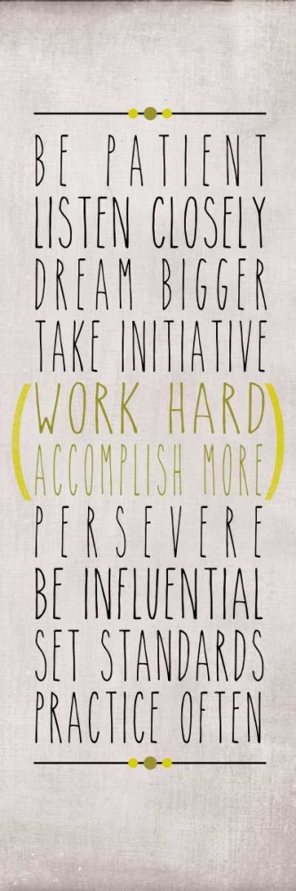 Be Patient art print by SD Graphics Studio for $57.95 CAD