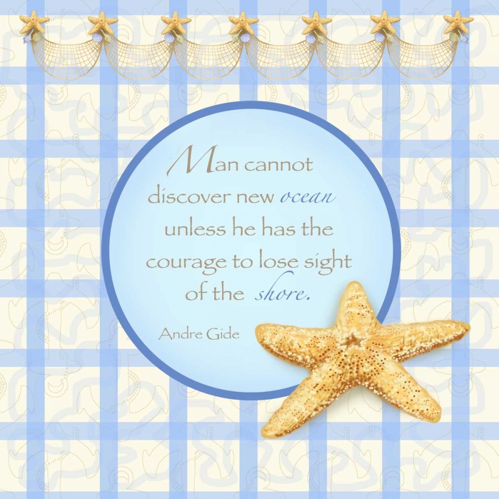 Starfish I art print by Andi Metz for $57.95 CAD