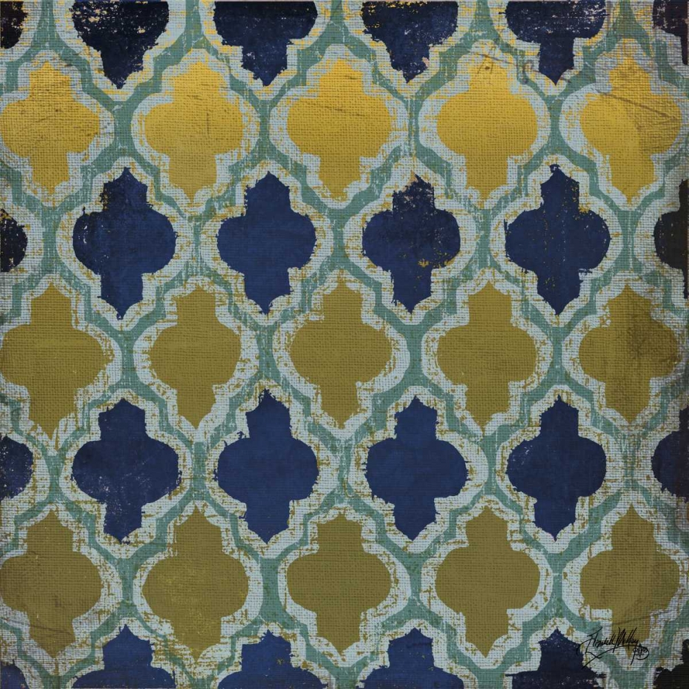 Olive and Indigo Modele I art print by Elizabeth Medley for $57.95 CAD