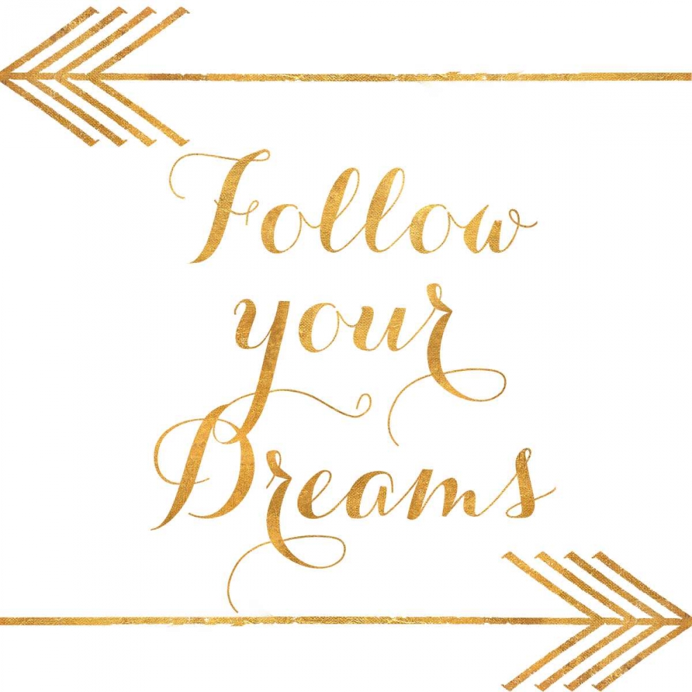 Follow Your Dreams with Arrows art print by Elizabeth Medley for $57.95 CAD
