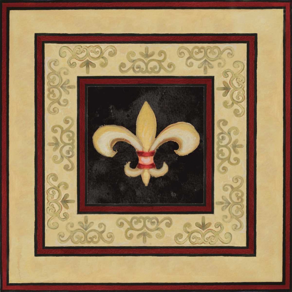Fleur de Lys I art print by Janice Gaynor for $57.95 CAD
