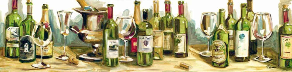 Wine and Champagne Panel art print by Heather A. French-Roussia for $57.95 CAD