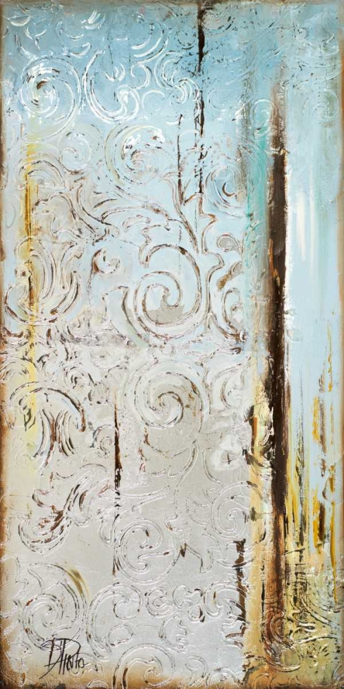 Blue Silver I art print by Patricia Pinto for $57.95 CAD
