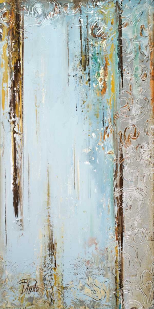 Blue Silver II art print by Patricia Pinto for $57.95 CAD