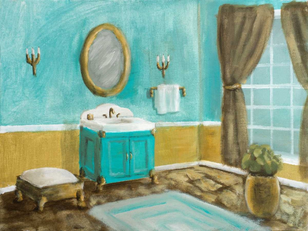 Golden Throne Room I art print by Walt Johnson for $57.95 CAD