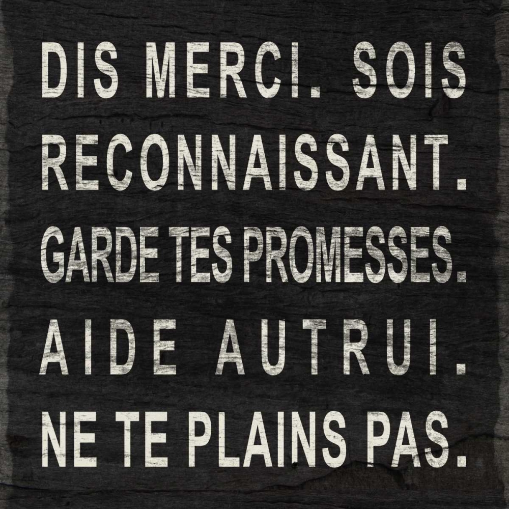 Say Thank You (French) art print by SD Graphics Studio for $57.95 CAD