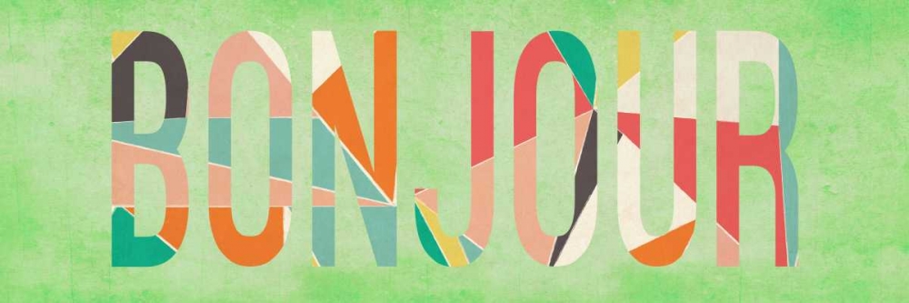 Bonjour art print by SD Graphics Studio for $57.95 CAD