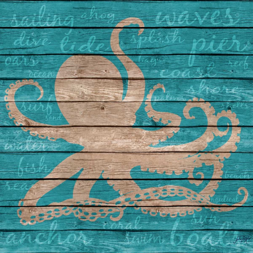 Coastal Wonder Border I art print by Julie DeRice for $57.95 CAD