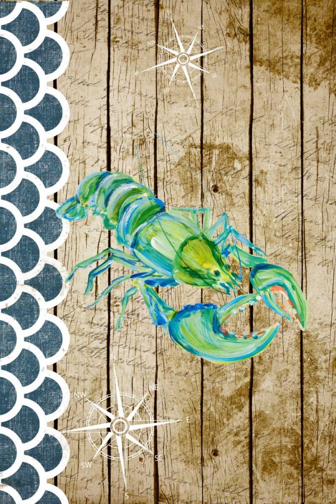 Planked Sealife I art print by Julie DeRice for $57.95 CAD