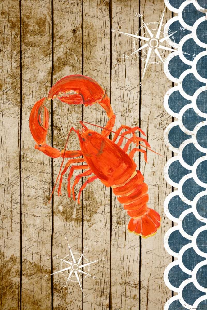 Planked Sealife II art print by Julie DeRice for $57.95 CAD