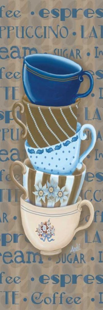 Coffee Cup Stack II art print by Andi Metz for $57.95 CAD